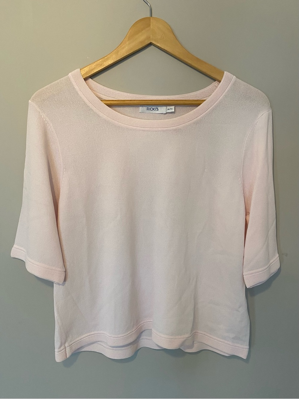 Ricki's Light Pink Short Sleeve Knit Tee